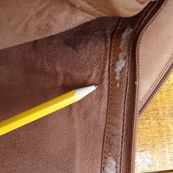Sam Edelman Size 7 Penny2 Whiskey Leather Wide Calf Brown Tall Riding Boot - Picture 13 of 14